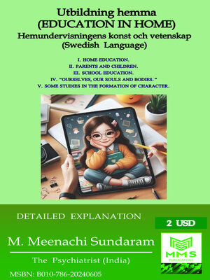cover image of Utbildning I Hemmet--Education in Home (Swedish)